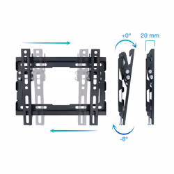 TooQ LP1044T-B support pour téléviseur 43" Noir