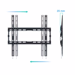 TooQ LP1070F-B support pour téléviseur 70" Noir