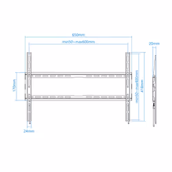 TooQ LP1080F-B support pour téléviseur 2,03 m (80") Noir
