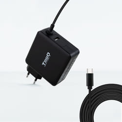 TooQ TQLC-USBC65PD adaptateur de puissance & onduleur Intérieure 65 W Noir