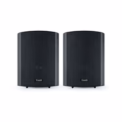TooQ TQOWS-01B haut-parleur Noir Avec fil