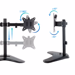 TooQ DB1702TN-B support d'écran plat pour bureau 32" Noir