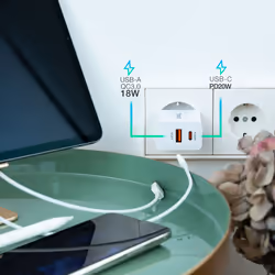 TooQ TQWC-2SC04WT chargeur d'appareils mobiles Universel Blanc Secteur Charge rapide Intérieure - Vue supplémentaire 5