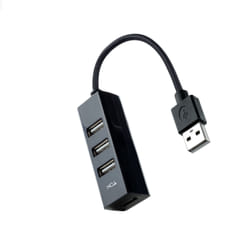 Nanocable 10.16.4404 hub & concentrateur USB 2.0 Noir