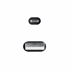 Nanocable 10.10.0401-COBK câble Lightning 1 m Noir