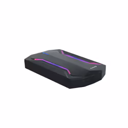 TooQ TQE-2599RGB, Boîtier disque dur/SSD, 2.5", SATA, Série ATA II, Série ATA III, 5 Gbit/s, Connectivité USB, Noir