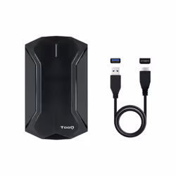 TooQ TQE-2599RGB Boîtier de disques de stockage Boîtier disque dur/SSD Noir 2.5" - Vue supplémentaire 6
