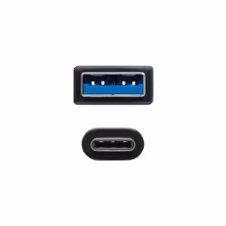 Nanocable 10.01.4002 câble USB 2 m USB 3.2 Gen 2 (3.1 Gen 2) USB C USB A Noir