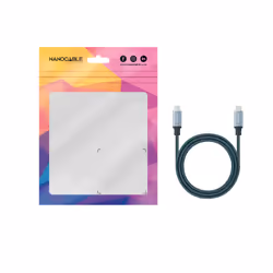 Nanocable 10.01.4101-COMB câble USB 1 m USB 3.2 Gen 2 (3.1 Gen 2) USB C Noir, Gris - Vue supplémentaire 4