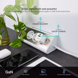 TooQ TQWC-GANQCPD30WT chargeur d'appareils mobiles Universel Blanc Secteur Charge rapide Intérieure - Vue supplémentaire 4
