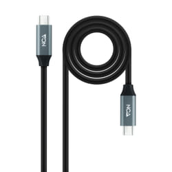 Nanocable 10.01.4300 câble USB 0,5 m USB4 Gen 2x2 USB C Noir