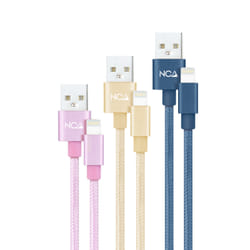Nanocable 10.10.0401-CO2 câble Lightning 1 m Bleu, Or, Rose