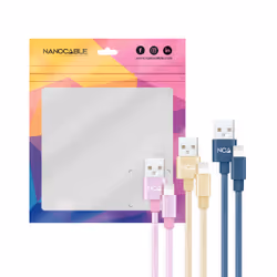 Nanocable 10.10.0401-CO2 câble Lightning 1 m Bleu, Or, Rose