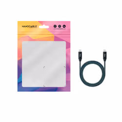 Nanocable 10.01.4300-COMB câble USB 0,5 m USB4 Gen 2x2 USB C Bleu, Noir, Gris - Vue supplémentaire 4