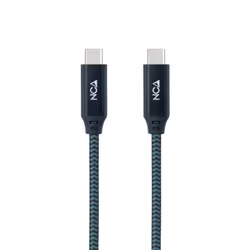 Nanocable 10.01.4302-COMB câble USB 2 m USB4 Gen 2x2 USB C Bleu, Noir, Gris