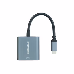 Nanocable 10.16.4103-G câble vidéo et adaptateur 0,15 m USB Type-C DVI-D Gris
