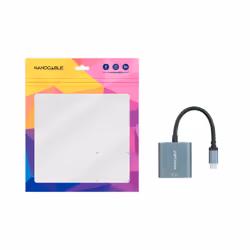 Nanocable 10.16.4103-G câble vidéo et adaptateur 0,15 m USB Type-C DVI-D Gris - Vue supplémentaire 5