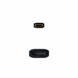 Nanocable 10.16.4104-G câble vidéo et adaptateur 0,15 m USB Type-C DisplayPort Gris