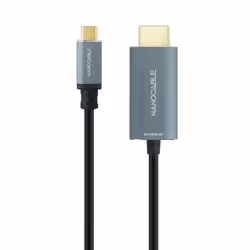 Nanocable 10.15.5162 câble vidéo et adaptateur 1,8 m USB Type-C HDMI Type A (Standard) Noir