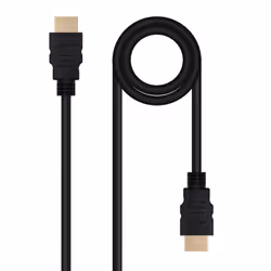 Nanocable 10.15.3801-L150, 1,5 m, HDMI Type A (Standard), HDMI Type A (Standard), Compatibilité 3D, 18 Gbit/s, Noir