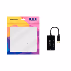 Nanocable 10.16.3301-ALL câble vidéo et adaptateur 0,2 m DisplayPort DVI-D + VGA (D-Sub) + HDMI Noir - Vue supplémentaire 4