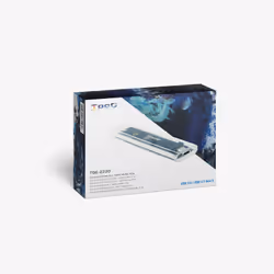 TooQ TQE-2200 Boîtier de disques de stockage Enceinte ssd Transparent M.2