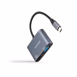 Nanocable 10.16.4303, 0,15 m, DisplayPort + Mini DisplayPort + USB Type-C, HDMI + VGA (D-Sub), Mâle, Femelle, Droit