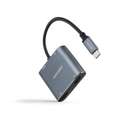 Nanocable 10.16.4305 câble vidéo et adaptateur 0,15 m USB Type-C Gris