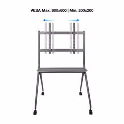 TooQ iSTAND 2,18 m (86") Gris