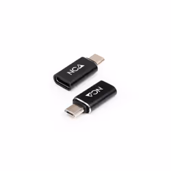 Nanocable 10.02.0014, Micro USB, USB-C, Noir