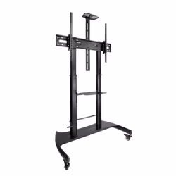 TooQ Ares, 152,4 cm (60"), 2,54 m (100"), 200 x 200 mm, 1000 x 600 mm, -10 - 5°, Noir