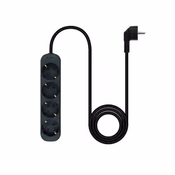 Nanocable 10.37.0004-NS-BK multiprise 1,4 m 4 sortie(s) CA Intérieure Noir