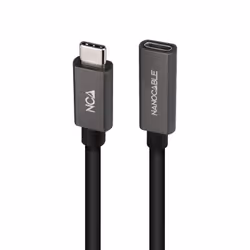 Nanocable 10.01.4401-L150 câble USB 1,5 m USB 3.2 Gen 2x2 USB C Noir