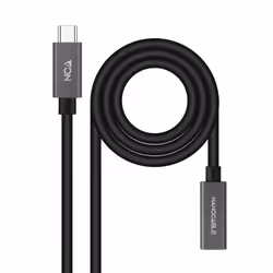 Nanocable 10.01.4402, 2 m, USB C, USB C, USB 3.2 Gen 2x2, 20000 Mbit/s, Noir