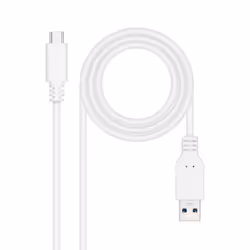 Nanocable 10.01.4001-L150-W, 1,5 m, USB C, USB A, USB 3.2 Gen 2 (3.1 Gen 2), 10000 Mbit/s, Blanc