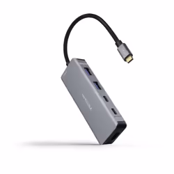 Nanocable 10.16.1006, Avec fil, USB 3.2 Gen 1 (3.1 Gen 1) Type-C, 100 W, Gris, 4K Ultra HD, 60 Hz