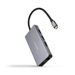 Nanocable 10.16.1009 station d'accueil Avec fil USB 3.2 Gen 1 (3.1 Gen 1) Type-C Gris