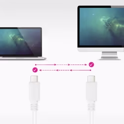 Nanocable 10.01.2301-L150-W câble USB 1,5 m USB 2.0 USB C Blanc - Vue supplémentaire 5