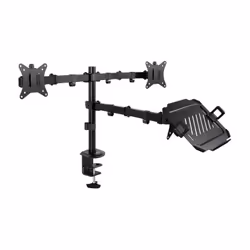 TooQ DB1202TN-B, Pince/boulon, 27 kg, 43,2 cm (17"), 81,3 cm (32"), 100 x 100 mm, Noir