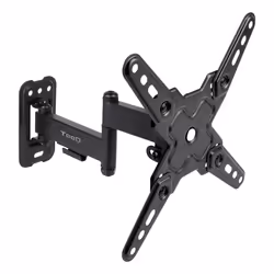 TooQ LP1344TN-B, 75 x 75 mm, 200 x 200 mm, -15 - 5°, -90 - 90°, Acier, Noir