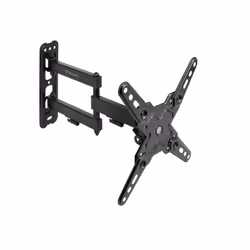TooQ LP1345TN-B, 75 x 75 mm, 200 x 200 mm, -15 - 5°, -90 - 90°, Acier, Noir