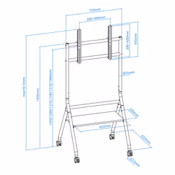 TooQ iDreams 2,18 m (86") Noir - Vue supplémentaire 9