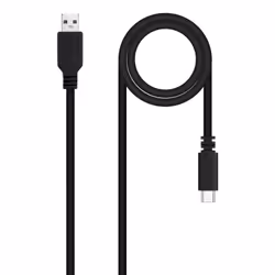 Nanocable 10.01.2101-L150, 1,5 m, USB C, USB A, USB 2.0, 0,48 Gbit/s, Noir