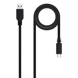 Nanocable 10.01.2101-L150 câble USB USB 2.0 1,5 m USB C USB A Noir