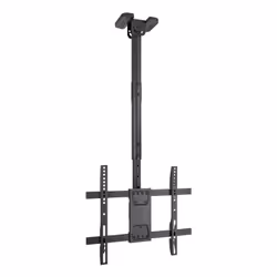 TooQ LPCE1175TSLI-B, 200 x 200 mm, 400 x 400 mm, -25 - 0°, -180 - 180°, Acier, Noir