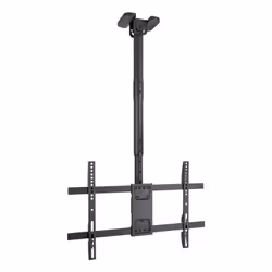 TooQ LPCE1186TSLI-B, 200 x 200 mm, 600 x 400 mm, -25 - 0°, -180 - 180°, Acier, Noir