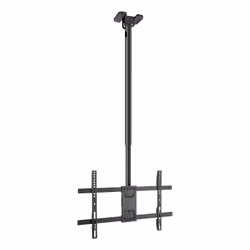 TooQ LPCE1186TSLI-XL-B, 200 x 200 mm, 600 x 400 mm, -25 - 0°, -180 - 180°, Acier, Noir