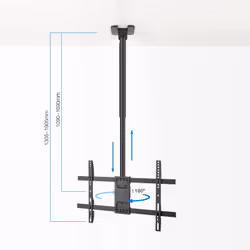 TooQ LPCE1186TSLI-XL-B support pour téléviseur 2,18 m (86") Noir - Vue supplémentaire 4