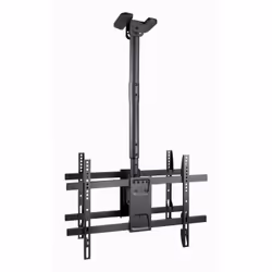 TooQ LPCE2286TSLI-B, 200 x 200 mm, 600 x 400 mm, -20 - 5°, -180 - 180°, Acier, Noir