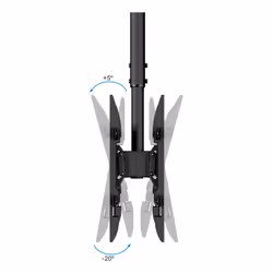 TooQ LPCE2286TSLI-B support pour téléviseur 2,18 m (86") Noir - Vue supplémentaire 5